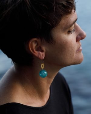 pendientes occhio cristal soplado