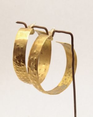 pendientes aros textura